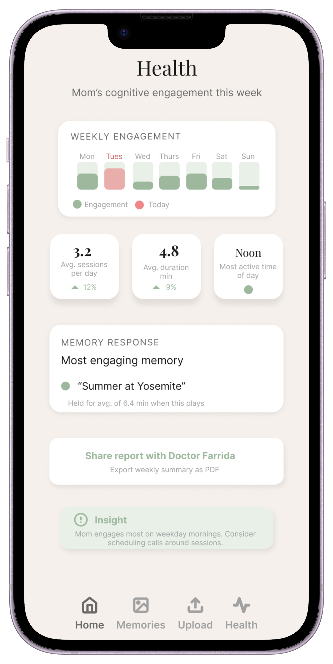 Health screen